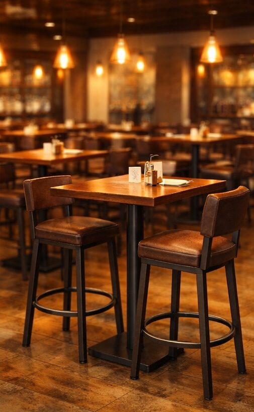 AI生成のHigh-Topテーブルのイメージ画像