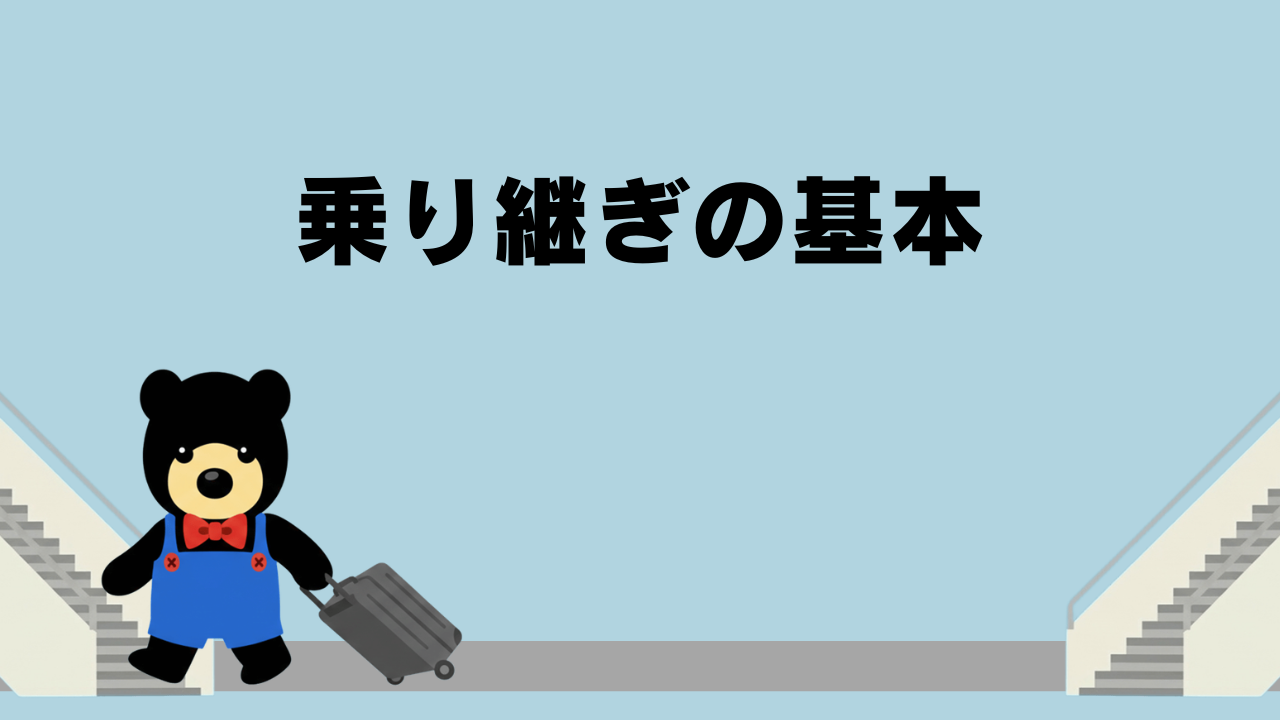 クマがスーツケースを引いてタラップをのぼろうとしているイラスト